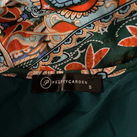 Pretty Garden Summer Dress Sz S - Picture 4 of 5